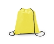 Drawstring made of non-woven material, 80 g/m2, Downtown colour yellow