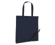 Shopping bag made of 190T polyester, Raspberry colour blue