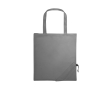 Shopping bag made of 190T polyester, Raspberry colour grey