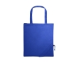 Shopping bag made of 190T polyester, Raspberry colour royal blue