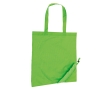 Shopping bag made of 190T polyester, Raspberry colour light-green
