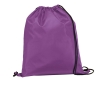 Drawstring bag with reinforced corners, 210D colour purple
