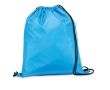 Drawstring bag with reinforced corners, 210D colour light blue