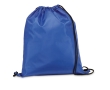 Drawstring bag with reinforced corners, 210D colour royal blue