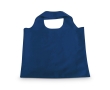 Foldable shopping bag made of 190T polyester, Duet colour blue