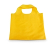 Foldable shopping bag made of 190T polyester, Duet colour yellow