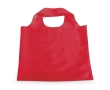 Foldable shopping bag made of 190T polyester, Duet colour red