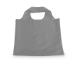 Foldable shopping bag made of 190T polyester, Duet colour grey