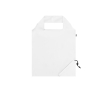 Foldable bag made from recycled plastic, Strawberry RPET colour white