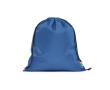 Promotional drawstring bag made of recycled plastic colour royal blue