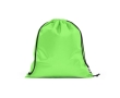 Promotional drawstring bag made of recycled plastic colour light-green