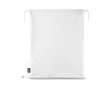 Foldable mesh bag made of 190T RPET for fruit & veg shopping colour white