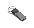 Keyring made of imitation leather and metal, Allure colour royal blue