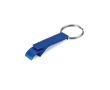 Metal keyring with bottle opener, Aluhandle colour blue