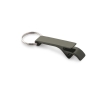 Metal keyring with bottle opener, Aluhandle colour titanium