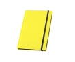Notebook with neon colour cover and bordered pages, A5 colour yellow