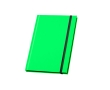 Notebook with neon colour cover and bordered pages, A5 colour light-green