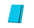 Notebook with neon colour cover and bordered pages, A5 colour light blue