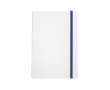 Notebook made from recycled milk carton with elastic band, A5 colour blue