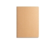 Notebook with sewn cardboard cover blank pages, A4 colour natural