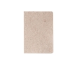 Notebook with tea leaves cover, A5, Semirigid Tea colour natural