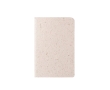 Notebook with cover and pages from organic waste, A6 colour natural