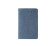Eco notebook with coffee shells cover, A6 colour blue