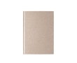 Notebook with tea leaf cover and cotton pages, A5 colour natural