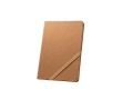 Hard-cover notebook in kraft paper with rounded corners, A5 colour light brown