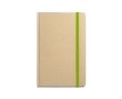 A5 notebook, recycled paper, cardboard cover colour light-green