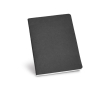A5 notebook with recycled cardboard cover colour black