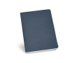 A5 notebook with recycled cardboard cover colour blue