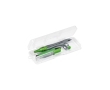 Case made of PP with compass and lead pencil, College colour light-green