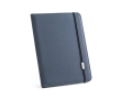 Document folder with elastic closure & compartments colour blue