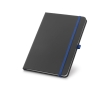 Notebook faux leather cover and colour details, A5 colour royal blue