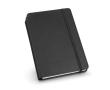 Lined faux leather notebook & ballpoint pen holder, A5, Edgewise colour black