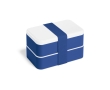 Double-walled lunch box, divider and cutlery, 1.36 L colour blue