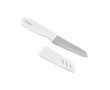 Steel knife with protective cover for professionals colour white