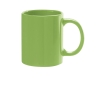 Branded ceramic mug in bright colours, 330 ml colour light-green