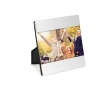 Elegant aluminium photo frame colour matt silver