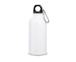 Branded aluminium bottle, printable, 400ml colour white