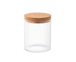 Borosilicate glass food storage jar, 700ml colour natural