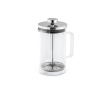 Borosilicate glass French Press, 600ml colour silver