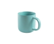 Ceramic mug with speckled matte finish, 370 ml colour light blue