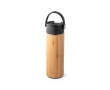Bamboo and steel thermos bottle, 440 ml, Termo Bamboo colour black