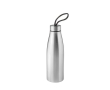 Recycled stainless steel bottle with handle, 710ml colour matt silver