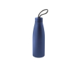 Recycled stainless steel bottle with handle, 710ml colour navy-blue