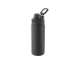 Aluminium bottle with handle and plastic cap, 570ml colour black