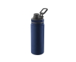 Aluminium bottle with handle and plastic cap, 570ml colour navy-blue