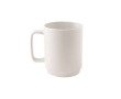 Matte finish ceramic mug with large handle, 330ml colour off white